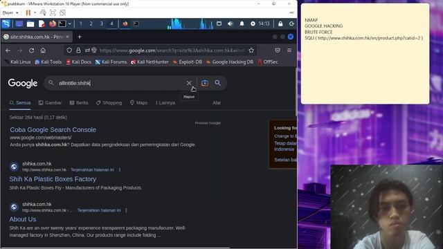 NMAP, Google Hacking, Brute Force and SQL Injection смотреть онлайн
