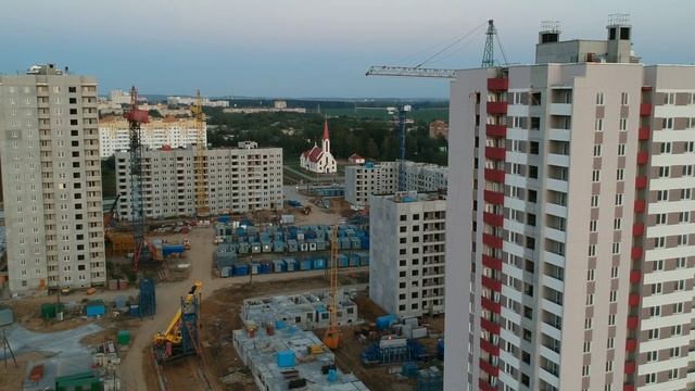 Чижовка 6а lite облёт ? 24.09.2020. Новостройки смотреть онлайн