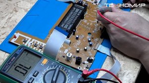 РЕМОНТ музыкального центра Panasonic SA-VK650EE. Не работает подсветка по краям передней панели.