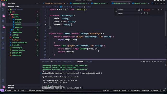 Clean Architecture: Principes S.O.L.I.D dans la pratique - EAD Fullstack #3 смотреть онлайн