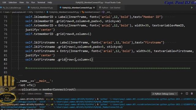 How to Create MySQL Database Connection using Python in Visual Studio Code - Full Tutorial смотреть онлайн