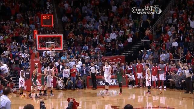 Monta Ellis Amazing Buzzer Beater Against Houston Rockets смотреть онлайн