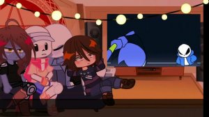 Реакция андертейл на видео [Санс против Джевила] undertale reaction to Sans vs Jevil — гача клуб