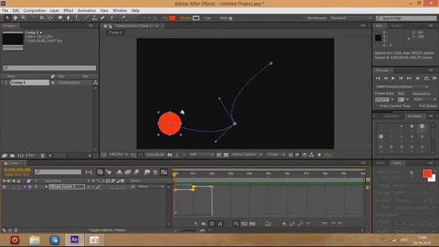 After Effects CS6 - Урок 3 - Ключевые кадры смотреть онлайн