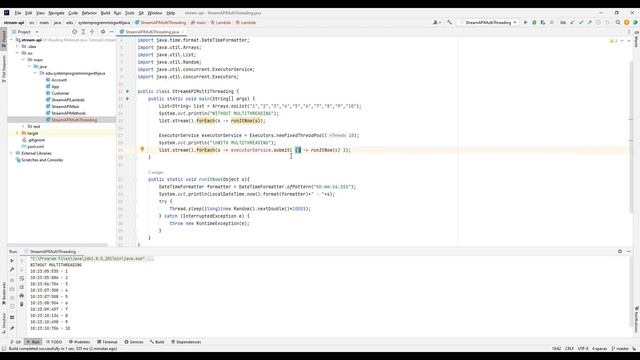 7 Java Stream - Multi Threading смотреть онлайн