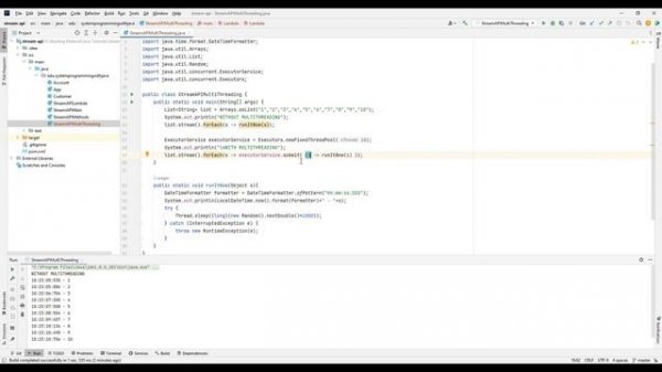 7 Java Stream - Multi Threading