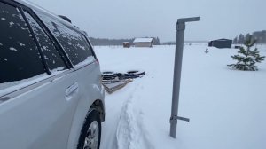 Волокуша для чистки снега! Убираем снег быстро и легко