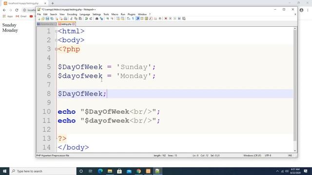 php/mysql: Chapter13: Case sensitivity in php (urdu) смотреть онлайн