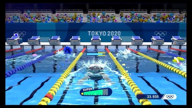 Dr. Eggman in swimming (VERY HARD MODE) - Mario & Sonic at the Olympic games Tokyo 2020 смотреть онлайн
