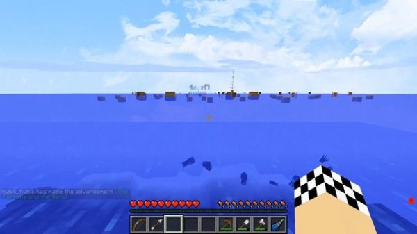 ?ПЛОТ Нубиков Кубиков Против ПЛОТ ПРО в Океане в Майнкрафте! Выживание Троллинг Ловушка