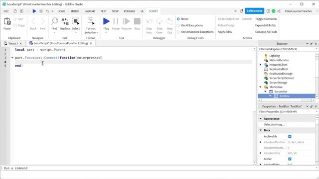 How to Make a TextBox GUI in Roblox for User Input (Beginners - B060) смотреть онлайн
