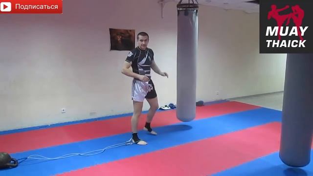 Как увеличить силу удара коленом - Тайский бокс тренировки смотреть онлайн