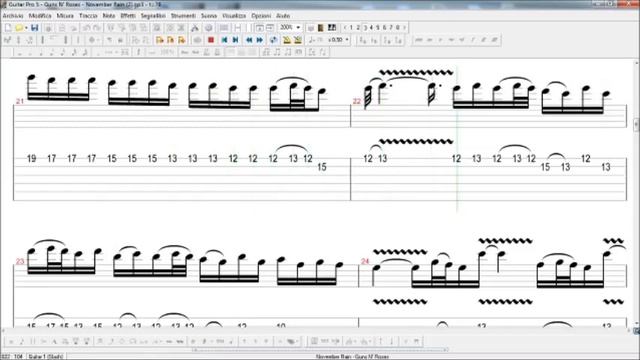 Guns n roses - november rain guitar solo tab смотреть онлайн