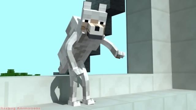 The Adventures of the Wolf and the Ocelot (Minecraft Animation) смотреть онлайн