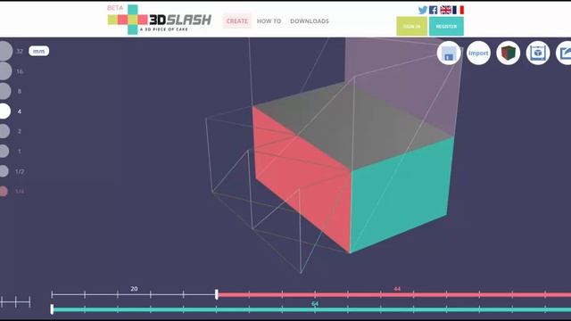 3dSlash Basics - Tuto 4 fr - Les dimensions смотреть онлайн