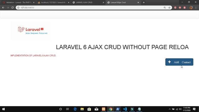 ? Laravel 6 Ajax Crud with No Page Reload ( with Source Code ) Part 2 смотреть онлайн