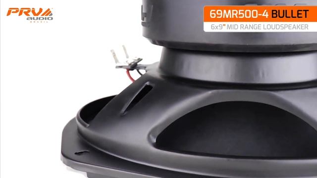 PRV Audio 6x9" High Performance Midrange Bullet PRO Car Speaker 69MR500-4 BULLET 4 ohms смотреть онлайн