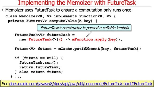 Java FutureTask: Implementing a Memoizer смотреть онлайн