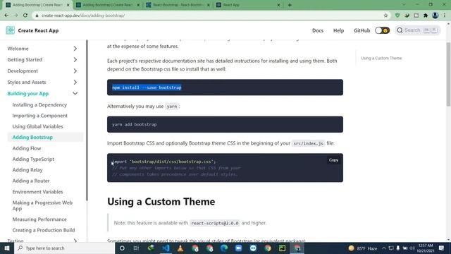 How to Install and Use Bootstrap in React JS Project in Bangla in 2021 смотреть онлайн