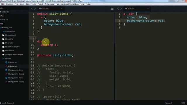 Tự Học SASS - Bài 28 Mixins - Basic смотреть онлайн