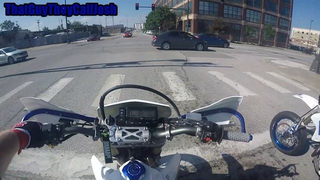 DIRT bike rider crash
