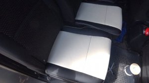 Тойота королла версо (TOYOTA COROLLA VERSO) 2007.Установка чехлов , обзор салона авто!!!