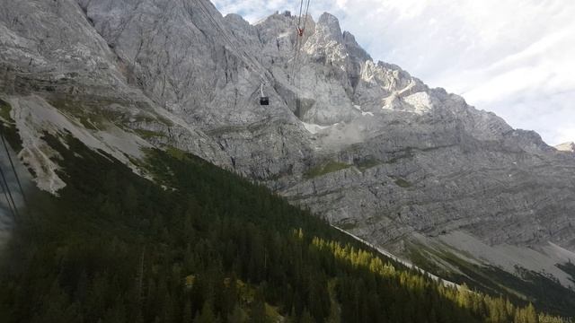 Цугшпитце (Zugspitze) / Абсолютная высота 2962 / Самая высокая гора в Германии смотреть онлайн