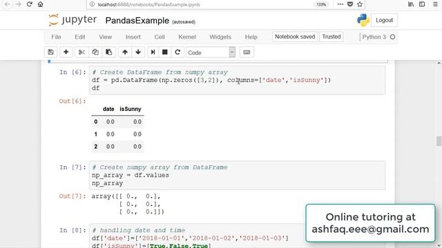 6.2 Machine Learning with Tensorflow - Pandas Dataframe to Numpy Array смотреть онлайн