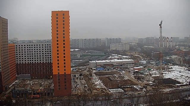 ПИК Кольская 8 ( камера 2 ) таймлапс с 10-12-2022 по 16-12-2022