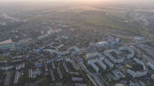 Белгород с высоты 400 метров. Улицы 5 августа, Костюкова, Щорса. смотреть онлайн