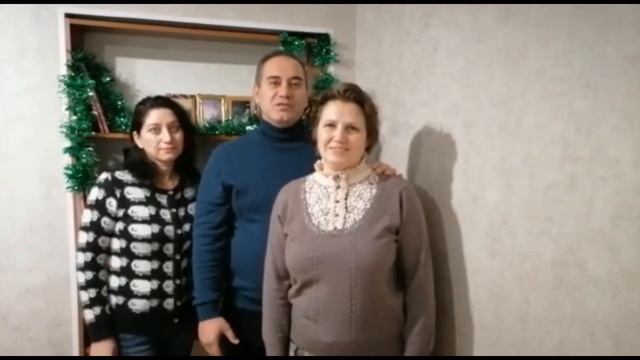 Поздравление с Рождеством от семьи Теховых. смотреть онлайн