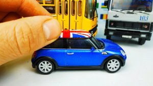 Машинка моделька  Mini Cooper от Welly масштаб 1:43 распаковка и обзор машинок!