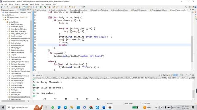 Introduction of array | One-D Array | Delete , Search or Update Array Elements | Tutorial #29 смотреть онлайн