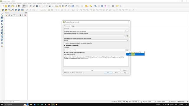 How to Convert PDF to TIFF in QGIS | Raster Conversion смотреть онлайн