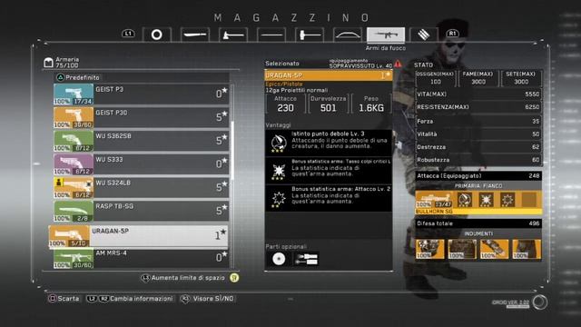 METAL GEAR SURVIVE - All weapons and ammo смотреть онлайн