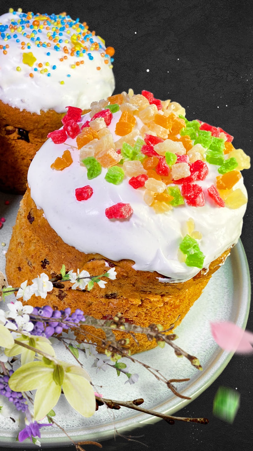 Всегда пеку его на пасху! ТВОРОЖНЫЙ ПАСХАЛЬНЫЙ КУЛИЧ за 1 час без дрожжей с цукатами и изюмом