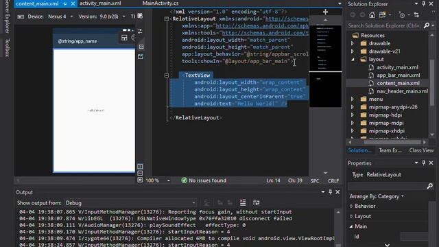 Xamarin Android | Visual Studio 2019 | Navigation Drawer App смотреть онлайн