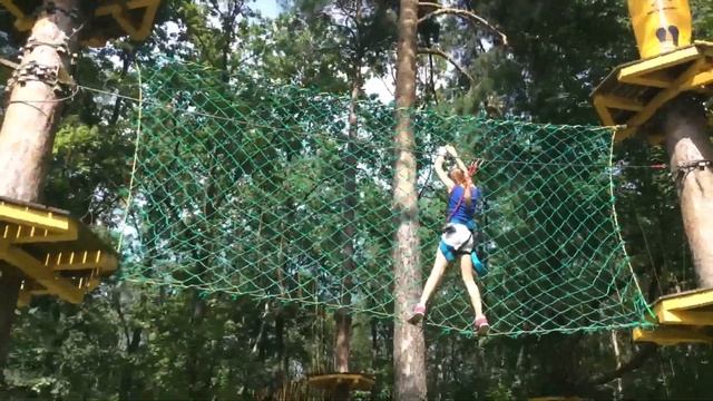 Vlog:Парк приключений ,,Адреналин"(Синяя трасса):) смотреть онлайн