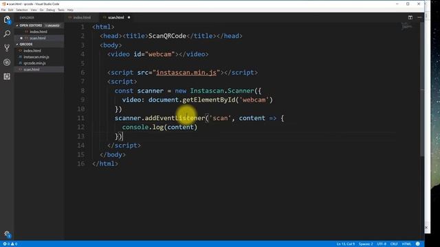 Lendo QRCode com Javascript no Navegador смотреть онлайн