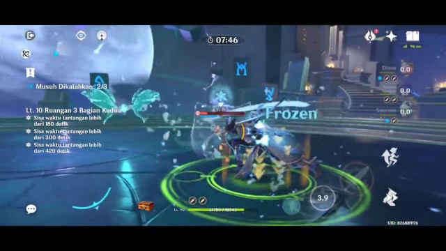 Genshin Impact Mobile Gameplay F2P, New Abyss 2.1 lt 9,10,11 full star "4 star weapon" смотреть онлайн