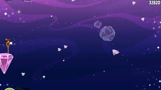 Angry Birds Space Level 7-2 Cosmic Crystals 3 Star Walkthrough смотреть онлайн