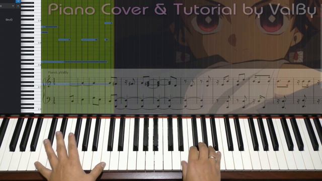 Kimetsu no Yaiba ~ Demon Slayer [Piano Cover & Tutorial + musical notes by ValBy] смотреть онлайн