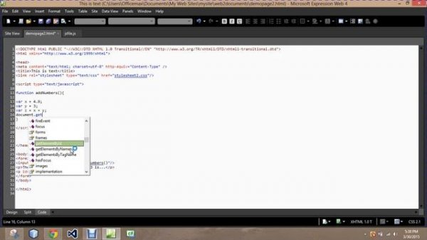 JavaScript   getElementById