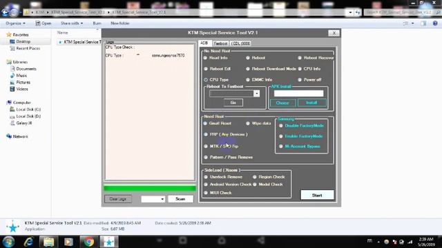 KTM Special Service Tool V2.1 New software for ADB FASTBOOT EDL Mode смотреть онлайн
