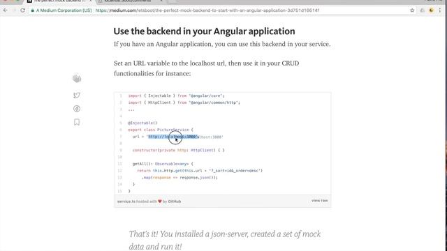 The perfect mock REST backend for your Angular app смотреть онлайн