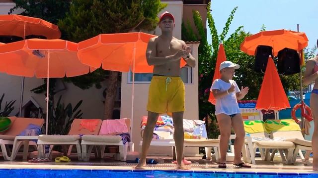 Турция 2018. Танец у бассейна. Bangır-Bangır. Justiniano Club Alanya 4* смотреть онлайн
