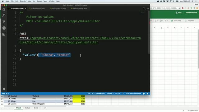 Excel APIs in Microsoft Graph смотреть онлайн