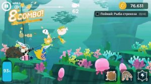 The fisherCat. Поймал китовую акулу..