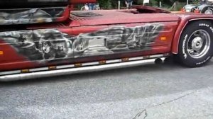 SCANIA LONGLINE V8 LAUTER AUSPUFF ROLAND GRAF AIRBRUSH TRUCK