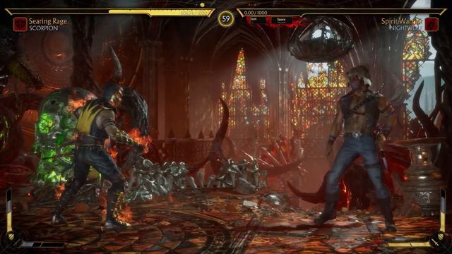 Mortal Kombat 11 - Scorpion Vs Nightwolf (Very Hard)